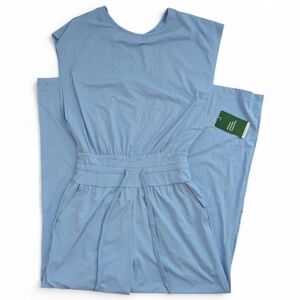 Halara Light Blue Sleeveless Jumpsuit